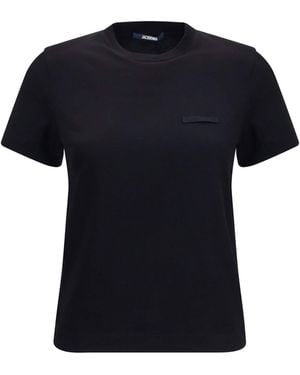 Jacquemus Logoed T-Shirt - Black