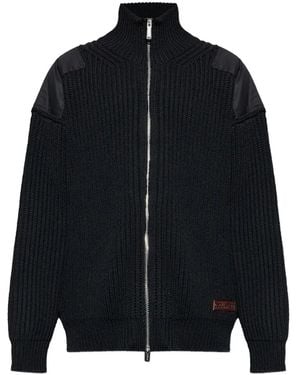 DSquared² Zipped Cardigan - Black