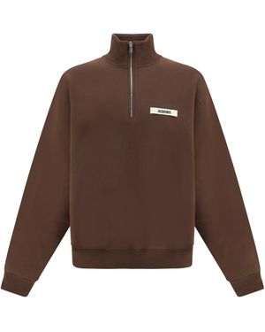 Jacquemus Le Camionneur Sweatshirt - Brown