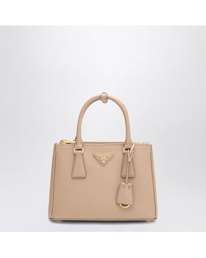 Prada Light Galleria Small Handbag - Natural