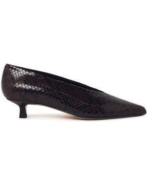 Aeyde Clara' Burgundy Leather Pumps - Multicolor