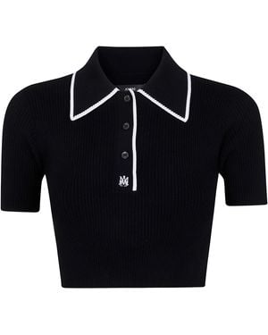 Amiri Polo Shirts - Black