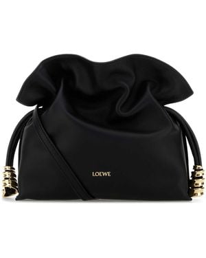 Loewe Flamenco Clutch Coil Mini - Black