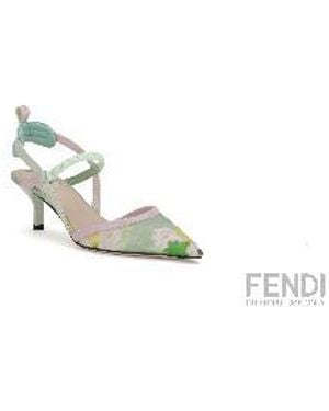 Fendi Shoes With Heels - Green