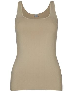 TOTEME Compact Knit Tank - Natural