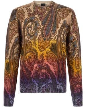 Etro Paisley Dégradé Sweater - Multicolor