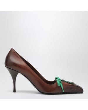 Prada Cacao Pumps - Brown