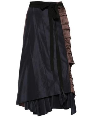 Prada Silk Skirt - Black