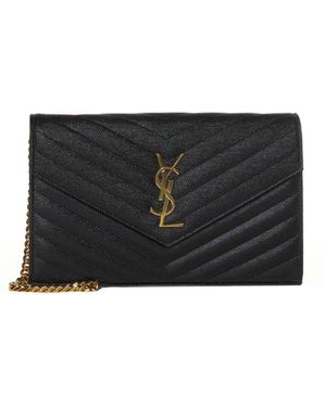 Saint Laurent Classic Cassandre Pouch - White