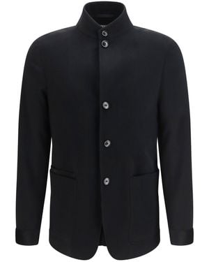 ZEGNA Il Conte Oasi Cashmere Jacket - Black