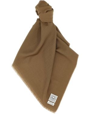 TOTEME Wool Scarf - Natural