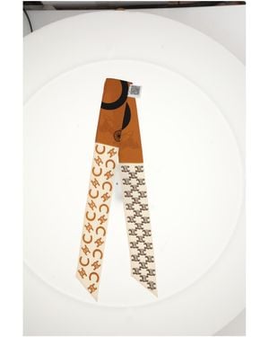 Celine Scarf Lavallière - White