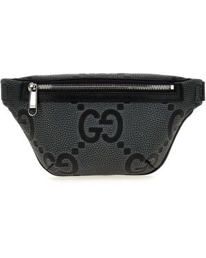 Gucci 'Jumbo Gg' Fanny Pack - Black