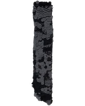 P.A.R.O.S.H. Scarf With All-Over Sequins - Black