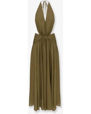Zimmermann Dress Indra Silk - Green