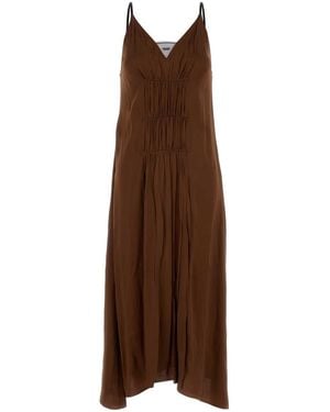 Prada Satin Dress - Brown