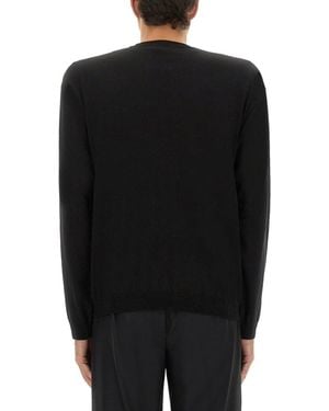 Moschino Wool And Silk Pullover - Black