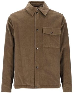 Burberry Dalewood Corduroy Shirt-Jacket - Brown