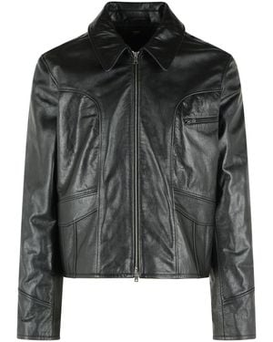 Amiri Leather Jacket - Black