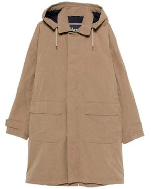 Herno Padded Long Parka With Hood Clothing - Natural