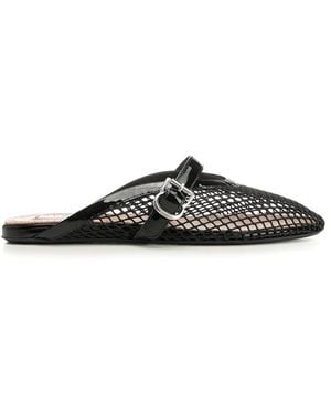 Alaïa Alaïa Flat Mesh Mule - Black