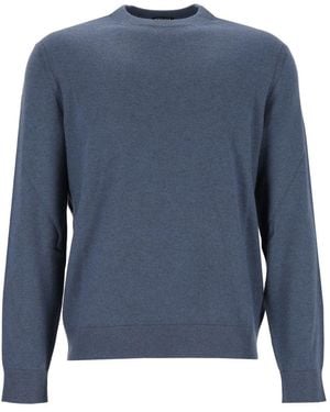 ZEGNA Crewneck Sweater - Blue