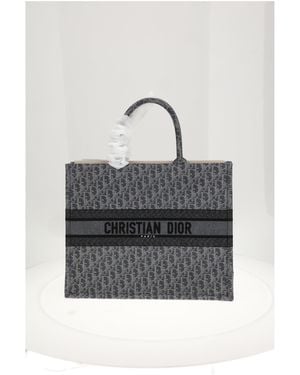 Dior Dior Dior Book Tote L - Gray
