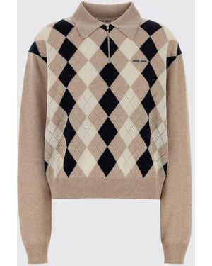 Miu Miu Sweater - Natural