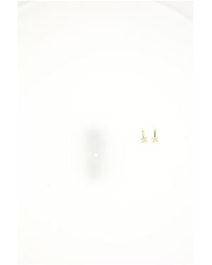 Celine Earrings Triomphe - White