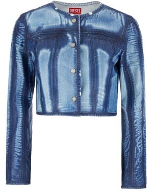DIESEL Clothing Jackets - Blue