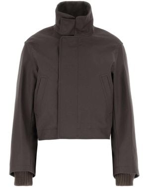 Victoria Beckham Mud Cotton Jacket - Black