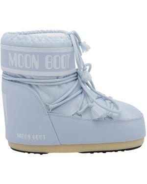 Moon Boot Icon Nylon Booties - Blue