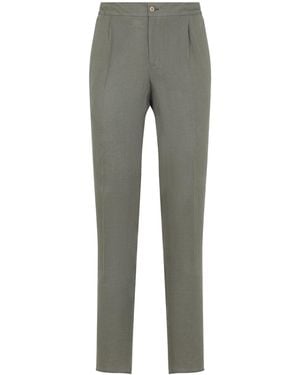Kiton Linen Pants - Gray
