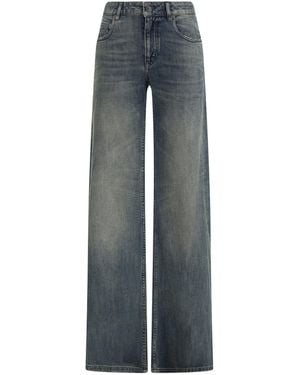 Balenciaga Wide Leg Jeans - Blue