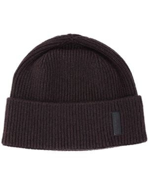 Giorgio Armani Beanie Hat - Black