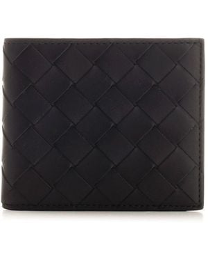 Bottega Veneta Intrecciato Bi-Fold Wallet - Black