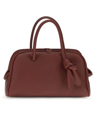 Jacquemus Le Petit Turismo Leather Top Handle Bag - Brown