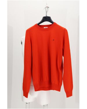Celine Crewneck Sweater - Red