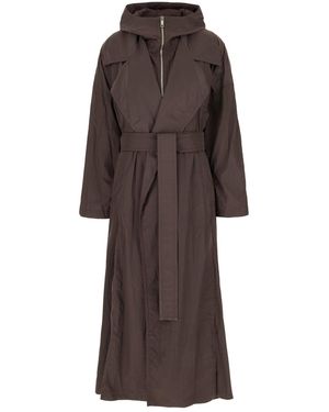 Sportmax Clothing Coats - Brown