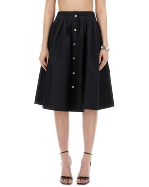 Moschino Poplin Skirt - Black