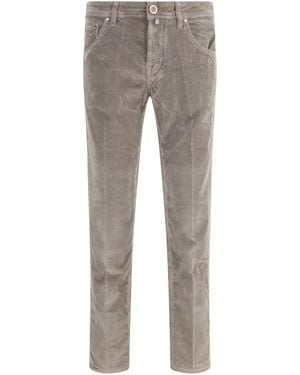 Jacob Cohen Corduroy Pants - Gray