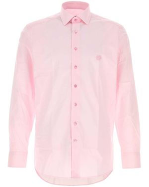 Etro Pastel Stretch Poplin Shirt - Pink