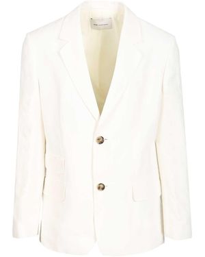 Ami Paris Ami Single-Breasted Jacket - Natural