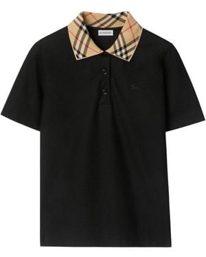 Burberry Polo Shirts - Black
