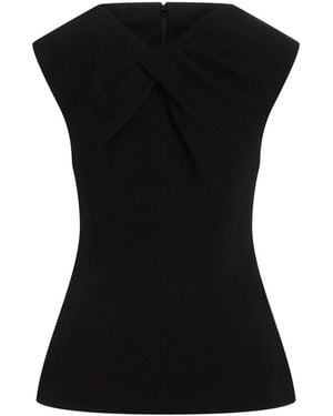 Jil Sander Viscose Tank Top - Black