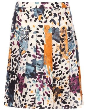 Fendi Falena Print Skirt - Blue