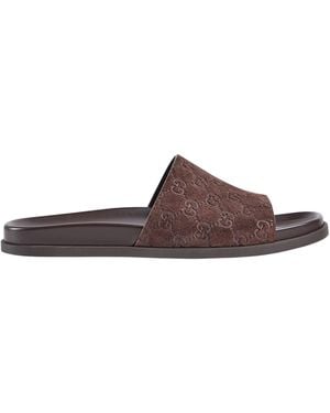 Gucci Slide Sandal - Brown