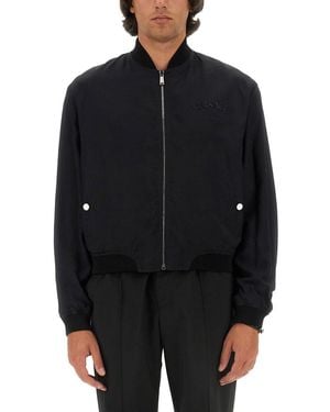 Versace Reversible Baroque Sea Jacket - Black