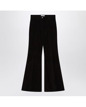 Ferragamo Espresso Flared Pants - Black