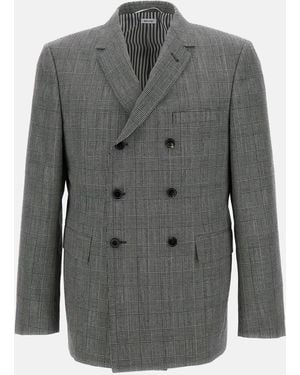 Thom Browne Double Breasted S/C - Gray
